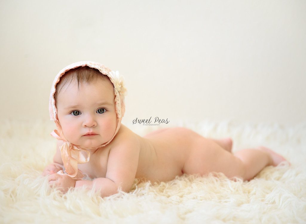 6 month old baby session