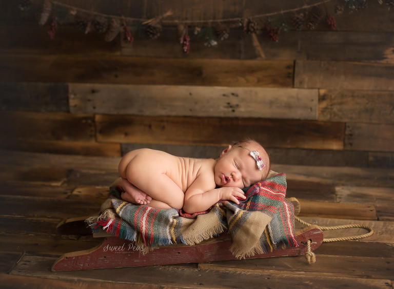 Christmas Newborn Photography in Kingman Arizona