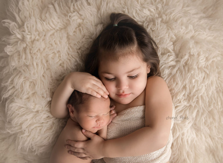Newborn Photography with siblings