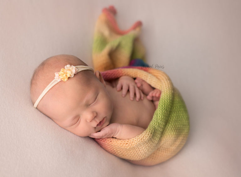 Kingman Arizona Newborn Photography Baby Flora rainbow baby