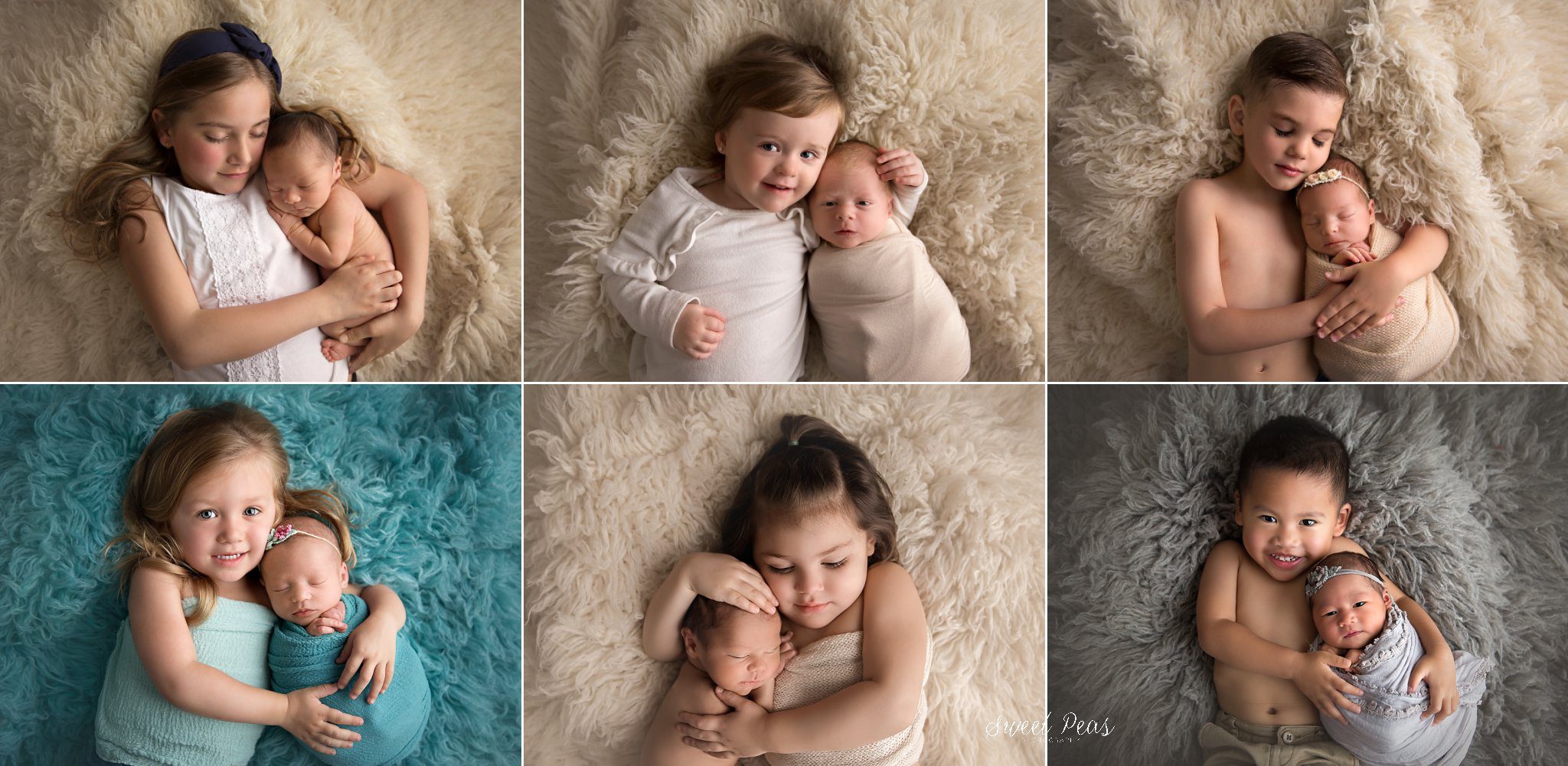 sibling poses newborn photos