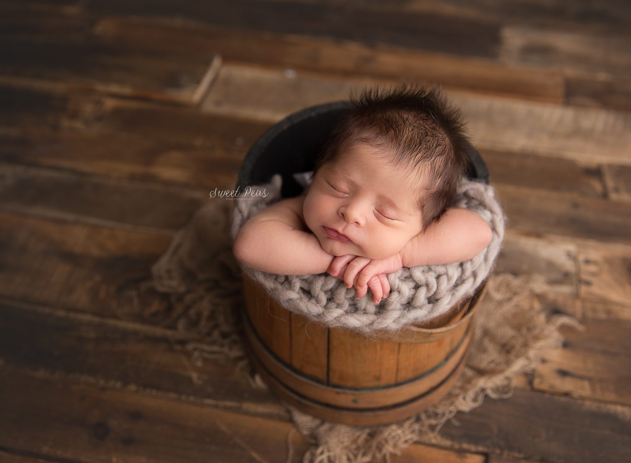 Kingman Newborn Photographer sweet peas