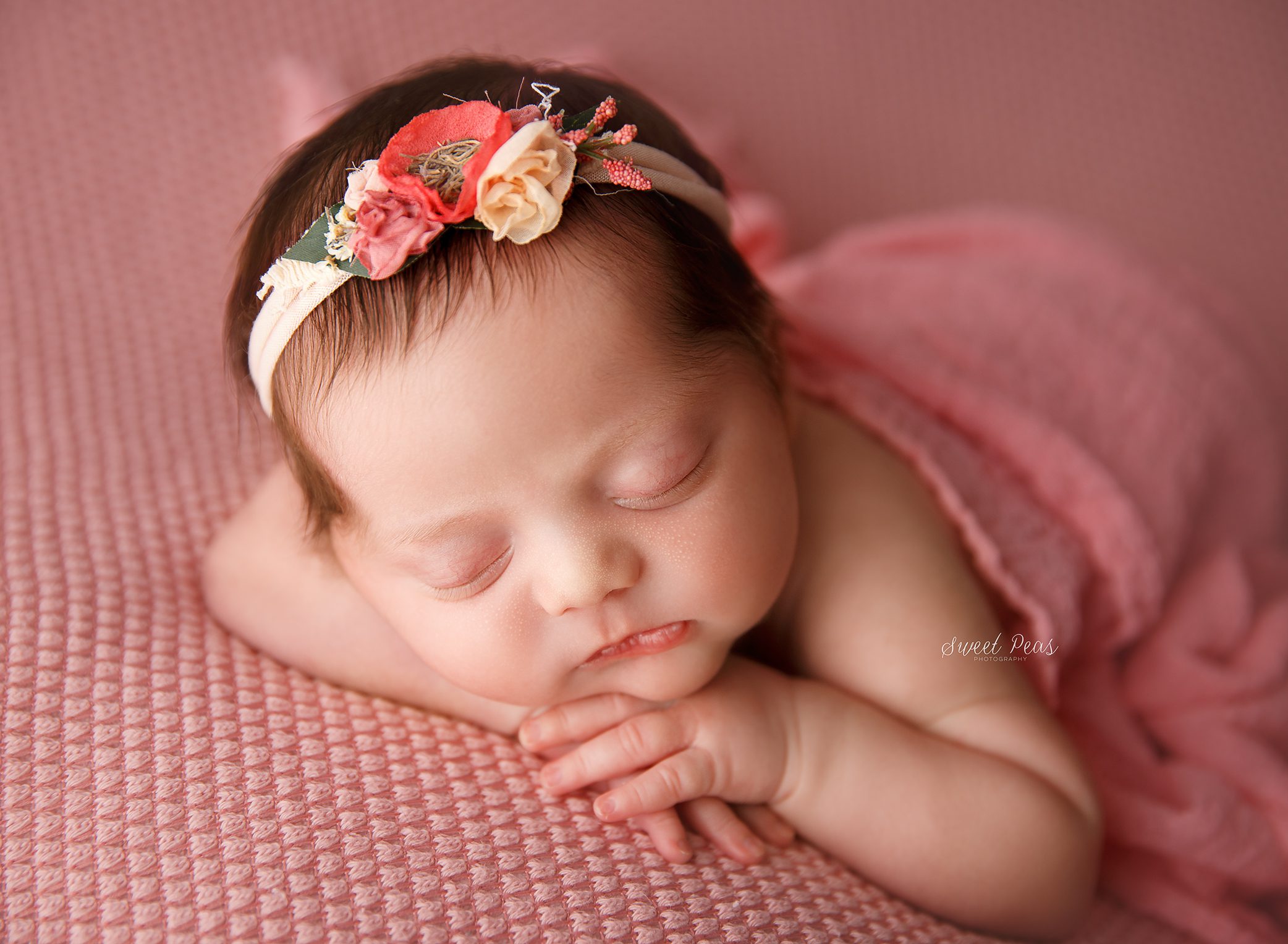 Kingman Newborn Photography sweet peas