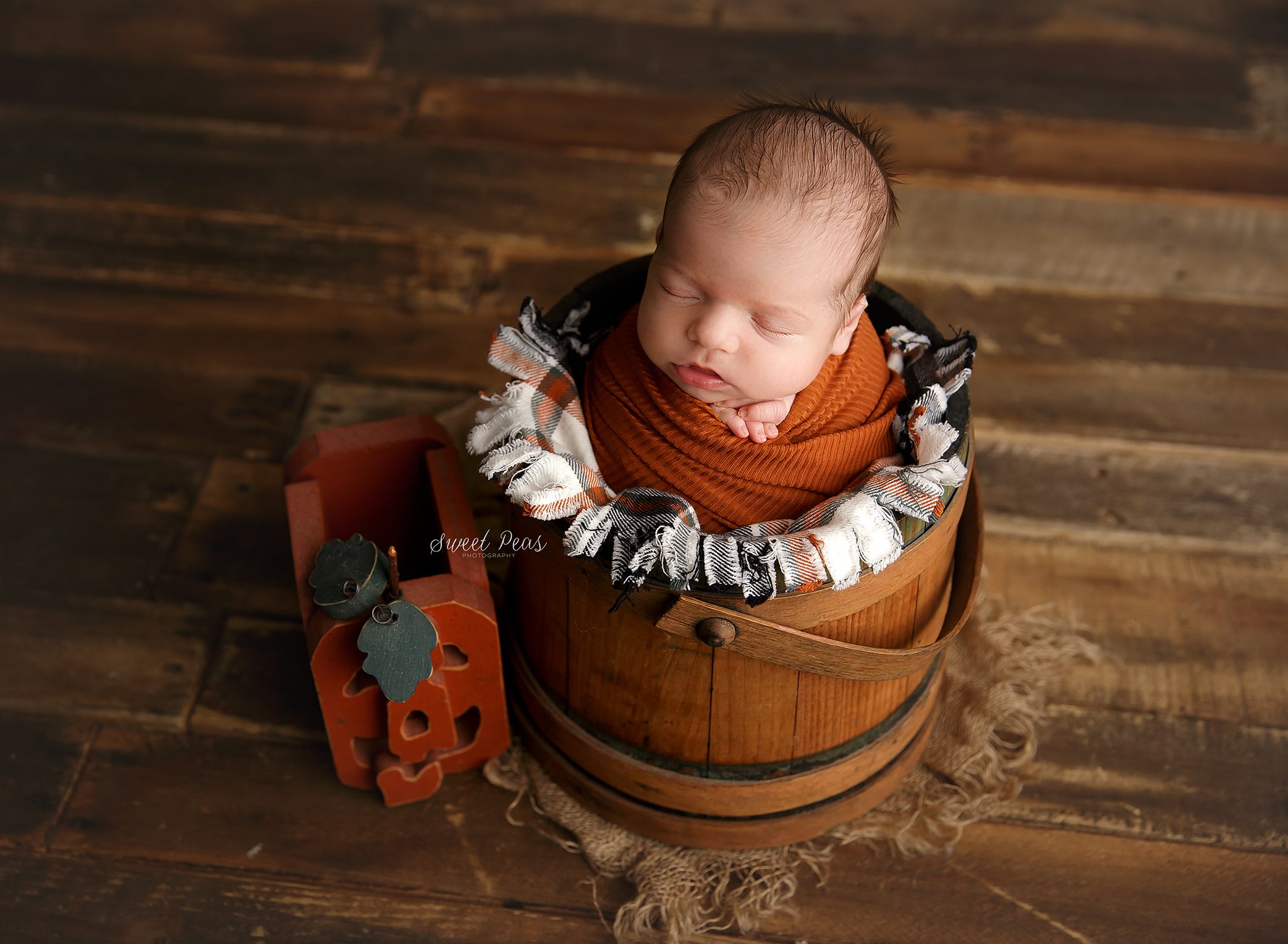Baby Dallas Kingman Newborn Photographer Halloween setup